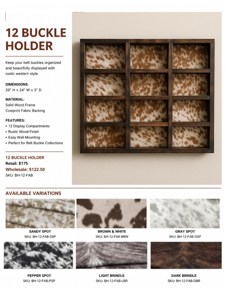 12 Buckle Holder